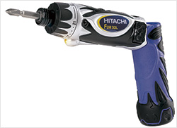 写真：日立工機コードレスドライバドリル